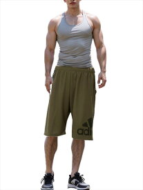 ジャージハーフパンツ adidas アディダス 大きいサイズ メンズ トレーニングウェア スポーツ 男 かっこいい 服 C050310-05