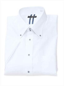 ワイシャツ 半袖 大きいサイズ メンズ カッター ドレスシャツ 形態安定 冷感 ボタンダウン 男 かっこいい 服 C050424-03