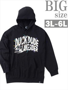 �p�[�J�[ DUCK DUDE �傫���T�C�Y �����Y �v�����g �v���I�[�o�[�p�[�J �_�b�N�f���[�h �j ���������� �� C060910-08