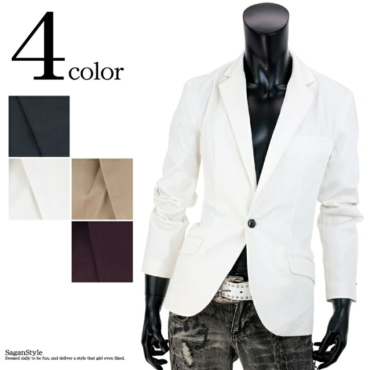楽天市場 テーラードジャケット メンズ テーラード ジャケット 薄手 春ジャケット 無地 スーツ地 ブレザー きれいめ ファッション 夏服 夏 春服 春夏 メンズファッション モード系ft O Og1 男 かっこいい 服 おしゃれ ちょいわる モテ服 流行 トレンド インスタ