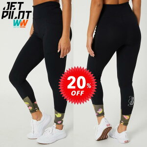 ジェットパイロット JETPILOT レディース ラッシュレギンス セール 20%オフ 送料無料 JPT × SINA レギンス S22005 ブラック サイズ14/XL
