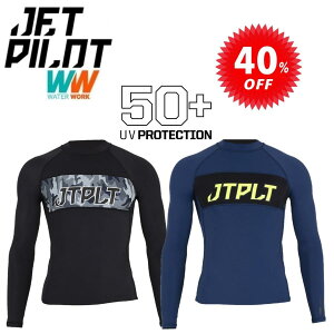 �傫���T�C�Y �W�F�b�g�p�C���b�g JETPILOT ���b�V���K�[�h �Z�[�� 40%�I�t �������� RX L/S ���b�V�[ JA21507 �C���i�[�ɂ�