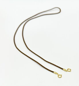 補聴器用 イヤーチェーン ストラップ 紐 茶色  紺 ゴールド  シルバー 落下防止 紛失防止 NHJ 両耳用 補聴器 耳穴補聴器 耳掛け補聴器
