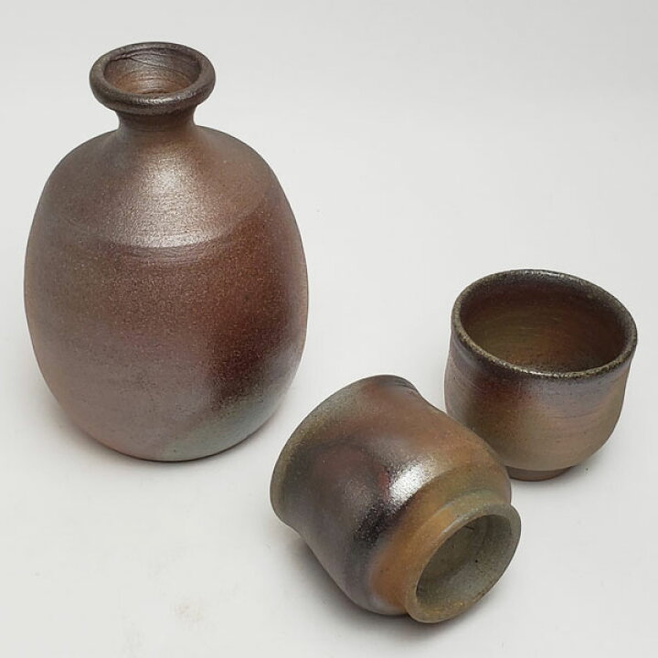 楽天市場】備前焼 半酒器（桟切） | おしゃれ 日本製 工芸品 山口県 和  