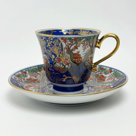 コーヒーカップ コーヒー碗皿 有田焼 遊苑 珈琲碗皿 （1客） Y171-W