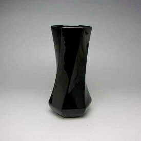花瓶 フラワーベース 黒 ブラック モダン花瓶 花器 フラワーベース（黒）18cm