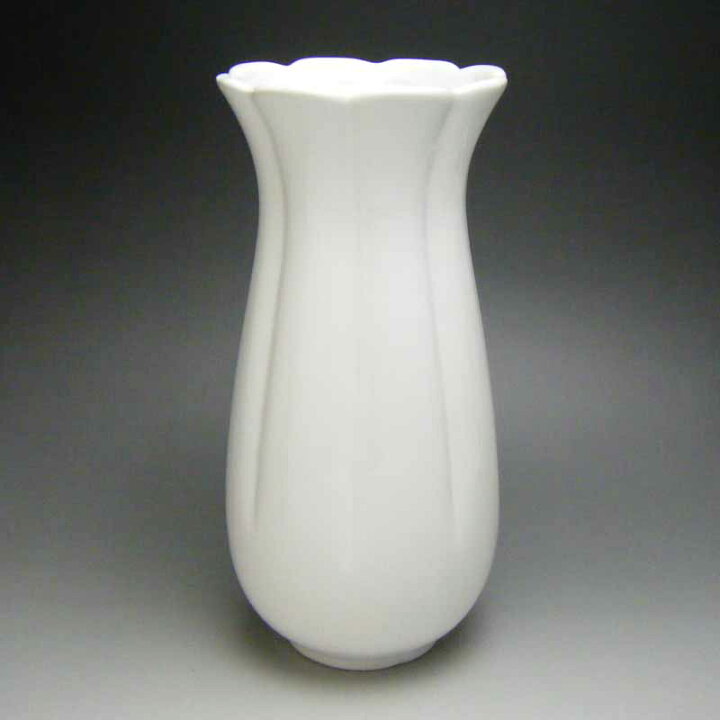 楽天市場 花瓶 白 陶器 花器 フラワーベース 白 23 5cm かびん おしゃれ インテリア 花びん 母の日 プレゼント 遅れてごめんね 白磁 慶事 仏事 法事 和室 床の間 インテリア 磁器 フラワー ベース ホワイト 焼き物 器茶房 彩庵