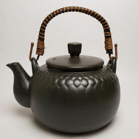 薬用土瓶 薬土瓶 ダルマ型土瓶 2200cc（超耐熱）27023-32| どびん おしゃれ 使いやすい 日本製 耐熱土瓶 煎じポット ポット 土瓶 直火 直火OK 漢方薬 煎じ土瓶 漢方 煎じ器 漢方土瓶 キッチン雑貨 焼き物 陶器 陶磁器 陶製 ギフト プレゼント 敬老の日 食器 和食器