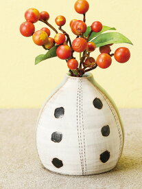 一輪挿し 花瓶 美濃焼 高さ8.5cm Y1862 | おしゃれ 日本製 工芸品 愛知県 和食器 陶器 花器 花入 フラワーベース 父の日 母の日 プレゼント ギフト