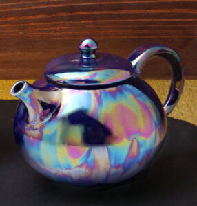 常滑焼 都築豊 作 蒼玉 艶 急須 ささめ 200cc Y46 | きゅうす おしゃれ 日本製 深蒸し茶 茶 お茶 キッチン雑貨 焼き物 陶器 ティーポット ギフト プレゼント とこなめやき 食器 和食器