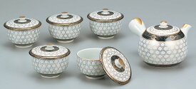 送料無料 九谷焼 蓋付茶器揃 亀甲文 ap5-0540| 茶器 茶器セット セット おしゃれ 湯飲み 湯呑 ゆのみ 急須 ポット和食器 その他 九谷 石川県 陶製 磁器 陶磁器 プレゼント ギフト 贈答用 食器 結婚祝い 婚礼祝 新築祝い 米寿 傘寿 喜寿 お祝い 記念品