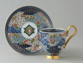 コーヒーカップ コーヒー碗皿 有田焼 嵯峨野 珈琲碗皿 （1客） Y174-W