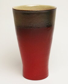 泡立ちビアカップ 朱巻金彩 (500ml缶ビールがそのまま入る)| 酒器 食器 おしゃれ ビアグラス ビール カップ 泡立ち コップ ビールカップ タンブラー 父の日 ギフト プレゼント ビアタンブラー グッズ おすすめ