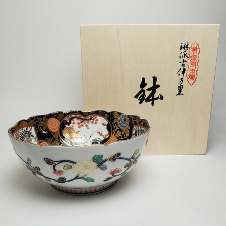 楽天市場】其泉窯 有田焼 琳派古伊万里 丼（中）|どんぶり 丼 大鉢 
