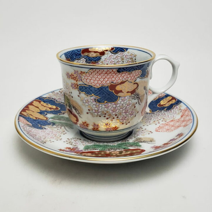 楽天市場】其泉窯 有田焼 春秋文 コーヒー碗皿| コーヒーカップ 陶器 