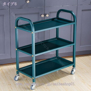 キッチンワゴン 移動式 2段 キッチン収納 ワゴン キャスター付き キッチンカート レンジ台 収納ワゴン サービスワゴン 収納カートブレーキ付き 収納ラック 配膳車 キッチンホテル用 台 2段