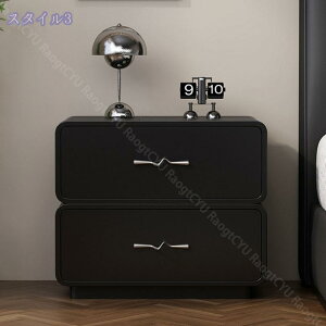 木製ナイトスタンド ナイトスタンド 2つの収納引き出し付き モダンでミニマリストなベッドサイドキャビネット 小さなベッドサイドテーブル 小物収納 リビング 寝室 多機能エンドテーブル