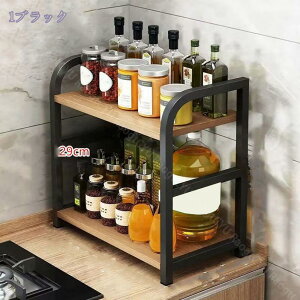 スチール 棚 キッチン収納 カウンターラック 2段 ワイドキッチン 収納 キッチンラック 調味料ラック シンク上 調味料 ラック スパイスラック トースターラック 頑丈 シンク上ラック コンロ