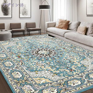 花柄 ラグ マット じゅうたん 約2畳 1.5畳 カーペット 絨毯 ウォッシャブルプリントラグ ヨーロピアン ペルシャ風ラグマット ペルシャ絨毯 床暖房対応 ウォッシャブル 滑り止め 室内用 敷物