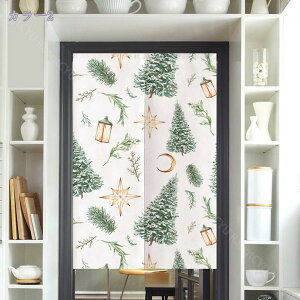 暖簾 のれん クリスマスツリー 柄 目隠し おしゃれ ロング 階段カーテン 玄関 柔らかい ドア 遮光 北欧 間仕切り キッチン リビング 業務用 RaogtCYU