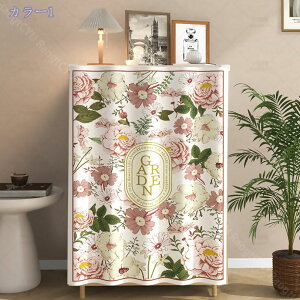 本棚 のれん 靴箱 カバー 収納棚 カバー カラーボックス 目隠し 戸棚 トイレ カフェカーテン 間仕切り 暖簾 レールタイプ 花柄 北欧 半遮光 出入り口 棚飾り 玄関 飲食店 キッチン リビング