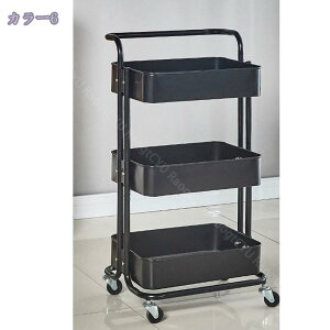 キッチンワゴン 調味料ラック バスケットラック 収納ワゴン 3段 キャスター付 収納カート キッチンワゴン スリム キャスター付き ワゴン 組立かんたん キッチン収納 トイレ可能 ベビーワゴ