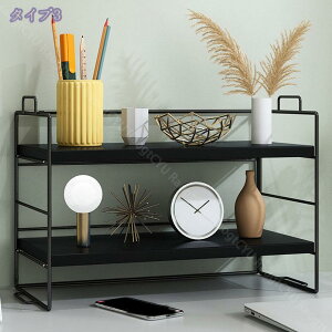 卓上 ラック 小さい棚 デスク上収納ラック デスク 棚 整理棚 デスク上置き棚 卓上本棚 3段 机の上に置く棚 デスク収納 デスクシェルフ 収納 組み立て簡単 机上整理 大容量 おしゃれ キッチン