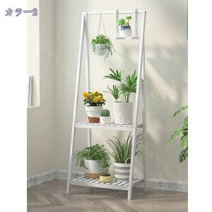 3500円OFFクーポン フラワースタンド プラントスタンド プラントラック 2段 プランターラック 観葉植物スタンド 2段式 吊り鉢対応フラワーホルダー 屋外 植物棚 植物ホルダー 屋内 多層フラワ