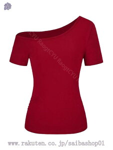 1600円OFFクーポン Tシャツ カットソー オフショルダー レディース 春夏 半袖 トップス 肌見せ 肩見せ 可愛い 無地 白 黒 tシャツ スリム 韓国 カジュアル 部屋着 薄手 お洒落 シンプル 肩だし
