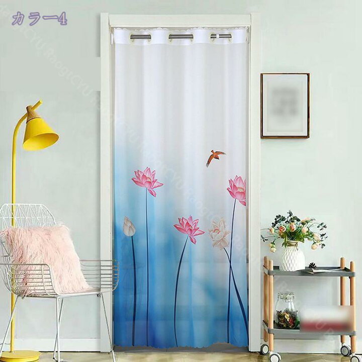 Amazon｜[dhiuebc] 間仕切りカーテン レース のれん 可愛い おしゃれ 花柄 かわいい 透け感 暖簾 遮像 洋風 洋室 ロング 仕切り  目隠し カラー 姫系 リビングルーム ベッドルーム マジックテープ仕様 ホテル 台所 85*90cm 寝室 洗面所 階段用 玄間 脱衣所 廊下｜のれん  ... のれん 可愛い ボタニカル 玄関カーテン レース カラー15 間仕切りカーテン 花 85*150cm ナチュラル 北欧 洋風 洋室