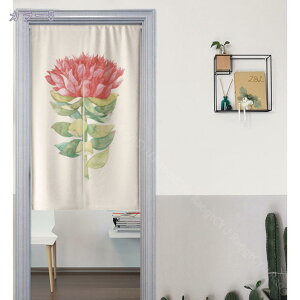 のれん 和風 モダン キッチン リビング 和室 玄関 間仕切り 目隠し 暖簾 簡単取り付け 北欧 おしゃれ ロング丈 カーテン 目隠し のれん モダン 可愛い 洗える 本棚 のれん 遮光 暖簾 花模様 イ