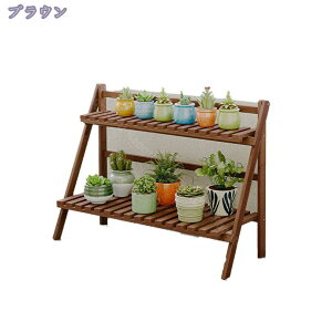 フラワースタンド 竹製 植物ラック フラワーラック ガーデンラック 庭の植物スタンド 収納棚 折り畳み式 花台 植物棚 鉢植え フラワースタンド 園芸ラック 3段 多機能 盆栽棚 植木鉢 屋内 屋