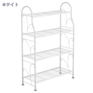 1000円OFFクーポン 植物スタンドラック 4段 屋内 屋外 マルチホルダーシェルフ ホワイト フラワースタンド ガーデンラック プランタースタンド 室内 オシャレ ベランダ 植物棚 多肉植物 盆栽