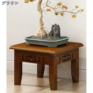 チーク無垢材 花台 木製 総無垢材 フラワースタンド 玄関 リビング コンパクト 花瓶台 鉢置き台 観葉植物 飾り台 無垢材 天然木製 玄関 花台 リビング フラワースタンド シンプル チーク家具