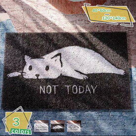 1000円OFFクーポン 玄関マット 泥落とし 屋外 屋内 大きいサイズ 洗える ねこ柄 大判 業務用 家庭用 滑り止め アニマル ドアマット 雨 雪 フロアマット 室外 室内 ウェルカムマット 店舗用品 お手入れ簡単 かわいい 入口ドアマット 足ふきマット RaogtCYU