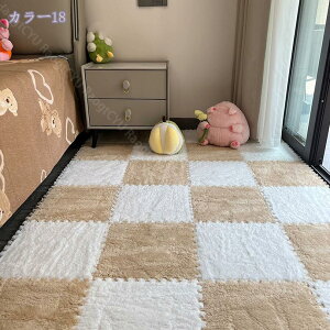 1000円OFFクーポン 花柄 ジョイントマット 木目調 かわいい 大判 ズレない 30枚 マット 赤ちゃん ベビー プレイマット パズルマット 防音 カラフル 床暖房 タイルカーペット 抗菌 汚れ防止 防音