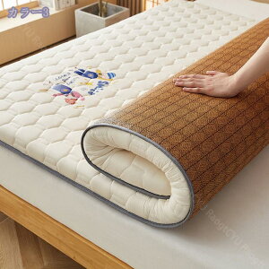 ベッドマットレス リバーシブル ベッドパッド 敷き布団パッド ハーフサイズ 可愛い ごろ寝パッド さらっと快適 ピーチスキン加工 子ども 良いクッション性 置くだけ ゴムバンドなし 敷布団