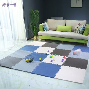 ジョイントマット 厚手 マット パズルマット 防音 床暖房対応 衝撃吸収 滑り止め キズ防止 防水 お手入れ簡単 EVA カラフル 夏 冬 こども部屋 脱衣所 寝室 カーペット インテリア 夏 可愛い お