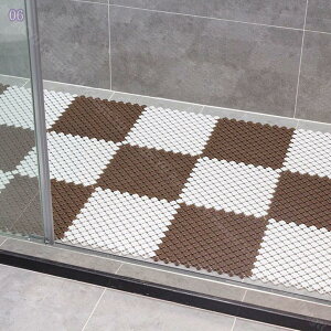 お風呂マット ジョイントバスマット 浴室ジョイントマット ゴム製 洗い場マット 滑り止め 転倒防止 急速排水 抗菌 防臭 防カビ バスマット 吸盤つき DIY 無臭 品 赤ちゃん お年寄り 玄関 温泉