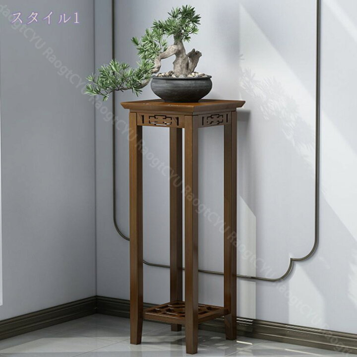 楽天市場】1000円OFFクーポン 花台 木製 フラワースタンド 玄関 