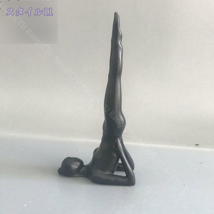 楽天市場】500円OFFクーポン アート抽象ヨガ置物 ホームデコレーション 