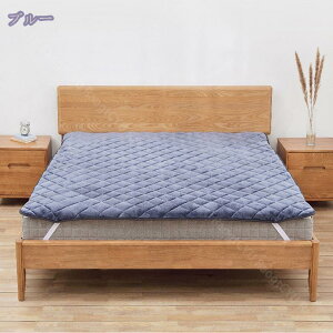 敷きパッド ベッドパッド あったか とろける肌ざわり ベッドシーツ フランネル 吸湿発熱綿入り 静電気防止加工 マイクロファイバー ベッドマット マットパッド シングル ダブル 冬 洗える