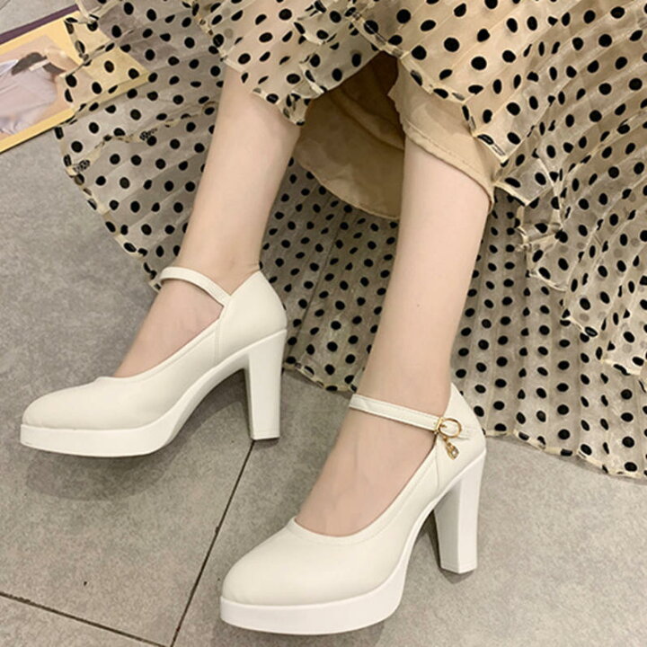 楽天市場】460円OFFクーポン レディース シューズ パンプス ストラップ 