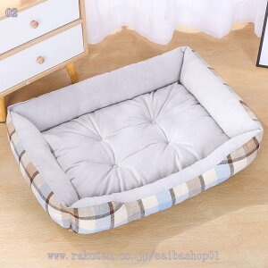 犬ベッド 猫 ベッド ペットベッド ペットクッション 洗える ふわふわ もこもこ 滑り止め 通年 柔らかい ぐっすり眠る ペットソファー 小型犬/中型犬/大型犬用 猫用 肌触りが良い 防寒保温 冬