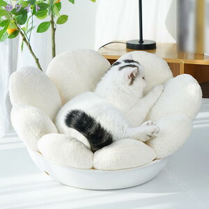 猫 べッド 犬 ベッド ふかふか オールシーズン用 通気性いい 洗いやすい ペットベッド ペットソファー ペットクッション マット 猫用 ネコ ねこ 犬 小動物用 丸型 滑り止め付き ふわふわ も