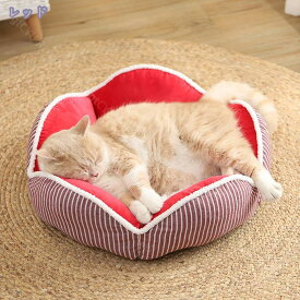 ペットベッド 犬 猫 ベッド ふわふわ 柔らかい 子猫 子犬 小型犬用 丸型 高反発 クッション ぐっすり眠る 可愛いデザイン もこもこ 快適 暖かい 防音 滑り止め 防寒 寒さ対策 洗濯可能 防水 通気性いい あんしん感 RaogtCYU