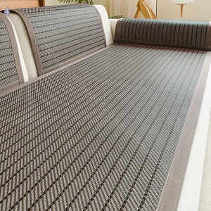 500円OFFクーポン 夏用ソファーカバー 3人掛け 接触冷感 洗濯可 涼しい 通気 防水 滑り止め付き 抗菌防臭 ペット用 北欧デザイン 柔らか 薄手 肘なし対応 ズレ防止 汎用 四季兼用 籐 マルチカ