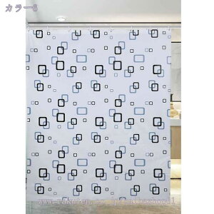 シャワーカーテン幅120*長さ150 cm幾何学模様のシャワーカーテンシンプルで シャワーカーテン おしゃれ 防水 カーテン お風呂カーテン 浴室カーテン ウエイトバー入 ユニットバス お風呂場