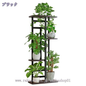 2000円OFFクーポン フラワースタンド アイアン 花台 4段 おしゃれ 室内/屋外 玄関/ベランダ スリム 黒 ガーデンラック プランタースタンド 盆栽スタンド 鉢置き台 園芸ラック ガーデニングラッ
