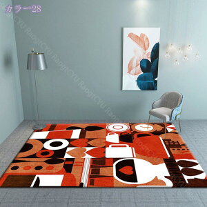 おしゃれ風 ライン デザイン ラグ カーペット 和室 畳の上に敷くもの ホットカーペット対応 春 80*120CM 夏 秋 冬 アジアン 敷物 マット 絨毯 じゅうたん ダイニングラグ ポリエステル 滑り止め